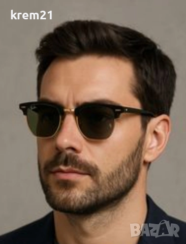 слънчеви очила Ray-Ban Clubmaster, снимка 2 - Слънчеви и диоптрични очила - 52574730