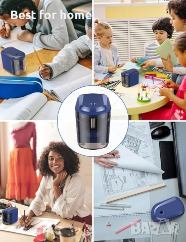 Електрическа острилка за моливи с батерии и USB захранване, снимка 6 - Друга електроника - 52791379