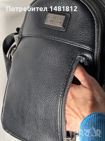 Мъжка чанта от естествена кожа, снимка 4 - Чанти - 52978345