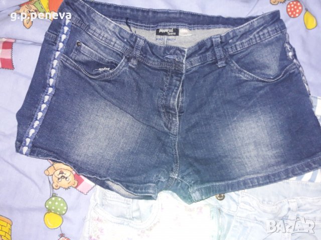 Юношески къси дънкови панталони, снимка 2 - Детски къси панталони - 33411012
