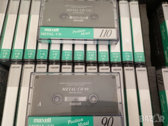 Аудио касети метал Maxell Metal CD90 CD110, снимка 2 - Аудио касети - 52628687