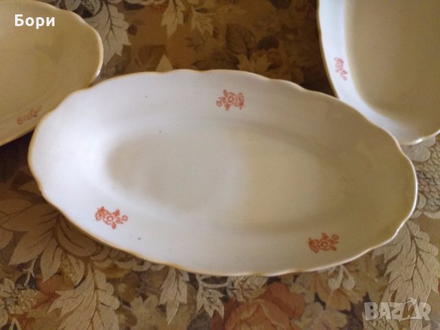 Български порцелан плата, снимка 4 - Чинии - 33192790