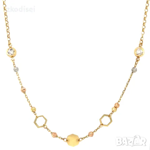 Златно колие 5,06гр. 46см. 14кр. проба:585 модел:3586-2