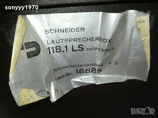schneider 118ls germany 2804211355g, снимка 18 - Тонколони - 32707880