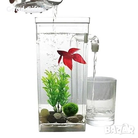 Самопочистващ се аквариум My Fun Fish Cleaning Tank, снимка 5 - Други стоки за дома - 39354197