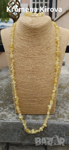 Комплекти дълъг гердан и гривна с естествени камъни. Бижута Луди гъби., снимка 3 - Бижутерийни комплекти - 50894015