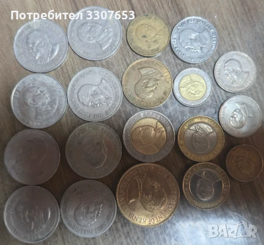 монети Кения 19 бр, снимка 2 - Нумизматика и бонистика - 50685661