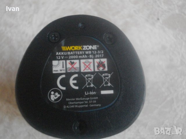 10,8V-12V-Li-ion-Батерия-WORKZONE-BOSCH-CMI-WORX-Black Decker-Meister, снимка 9 - Други инструменти - 36811697