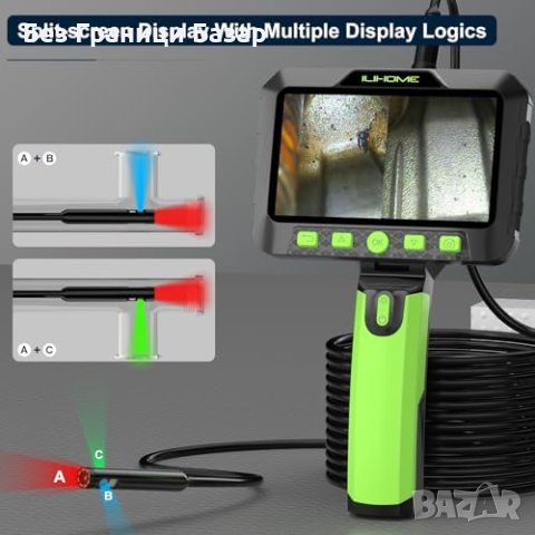 Нов Професионален Борскоп Камера T27 с Тройни Обективи и IPS Екран, снимка 3 - Друга електроника - 43645434