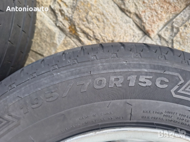 5x112 - 15 цола 195 70 15 C стават за платформа, снимка 8 - Гуми и джанти - 51622186