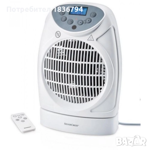 Продавам Вентилаторна Печка с Дистанционно Управление SILVERCREST SHLF 2000 D1, снимка 2 - Отоплителни печки - 52810558
