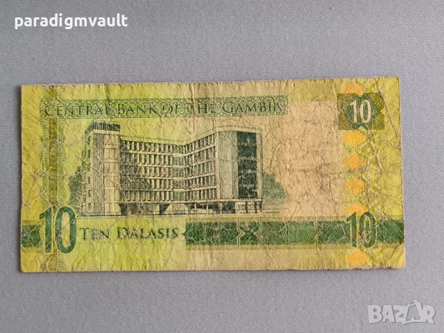 Банкнота - Гамбия - 10 даласи | 2015г., снимка 2 - Нумизматика и бонистика - 51968106