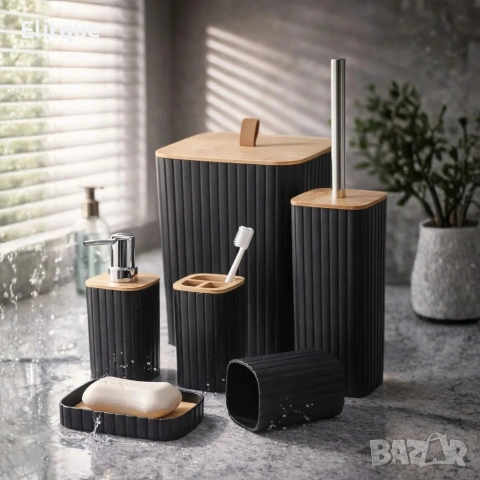 Комплект аксесоари за баня и тоалетна 6 части Cheffinger