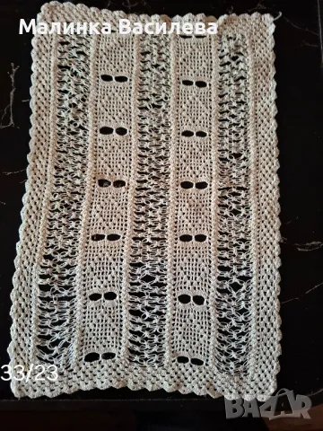 Плетива на една кука , снимка 10 - Покривки за маси - 49076782