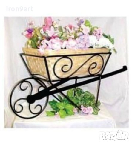 Цветарници и стойки за цветя и саксии от ковано желязо, снимка 2 - Други стоки за дома - 40378194