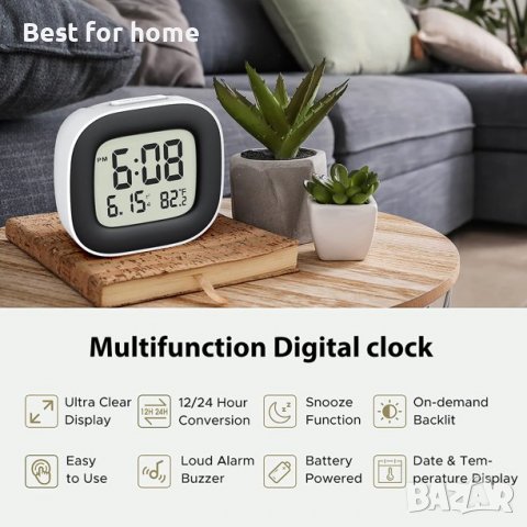 Часовник/ будилник с термометър и Atmoko HM606A 