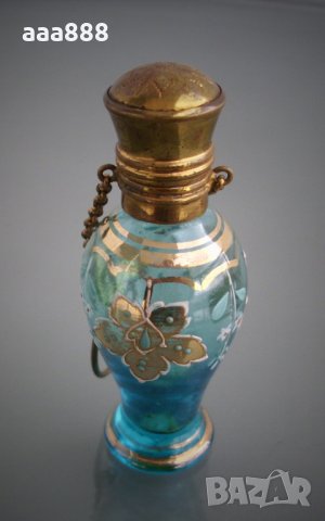Парфюмно шишенце за окачване/шателан 19-ти век, снимка 4 - Антикварни и старинни предмети - 27480835
