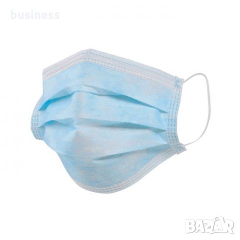 Еднократни предпазни маски за лице с ластик, снимка 3 - Други стоки за дома - 32235261