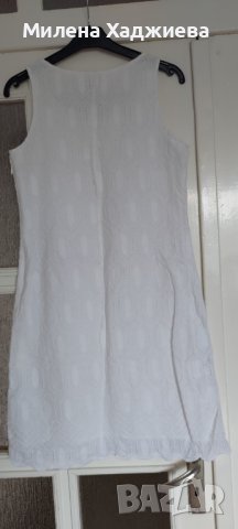 Бяла рокля без ръкави, 36 размер, снимка 7 - Рокли - 36923399