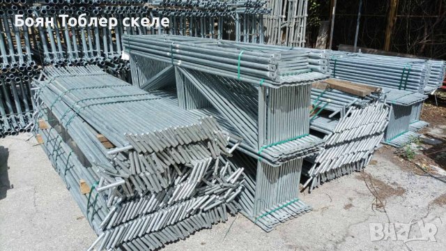 Продавам поцинковано фасадно скеле употребявано, снимка 4 - Ремонти на къщи - 35899327