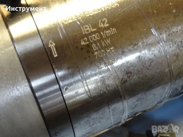 Мотор шпиндел TOS IBL 42 motor spindle 6.1kW Č19587, снимка 12 - Резервни части за машини - 49929570