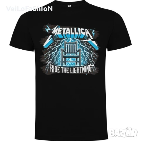 Нова мъжка тениска на музикалната група Metallica - Ride the Lightning 