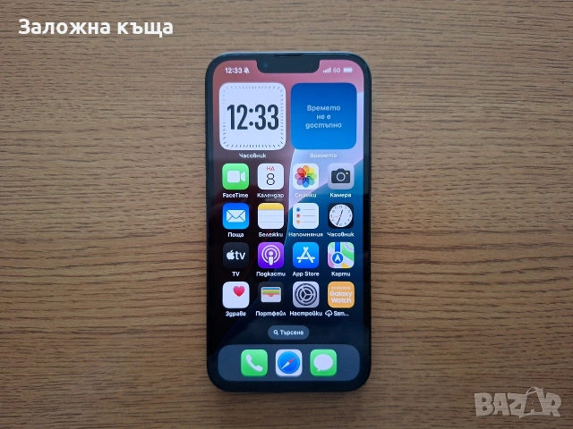 Apple iPhone 16e Black - 8GB RAM / 128GB / 48MPx / Батерия 100%