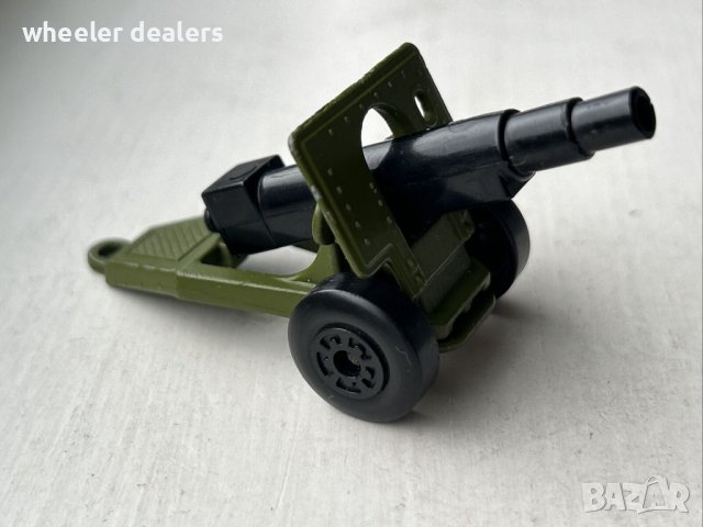 Метална количка - военно оръдие - топ Matchbox Field Gun 1/64, снимка 6 - Колекции - 40380393