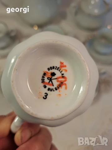 български бароков порцеланов сервиз Китка Разград    26/4, снимка 5 - Сервизи - 50815883