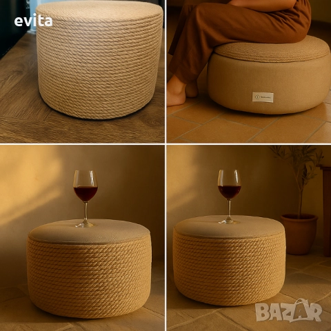 Стил и комфорт в едно – табуретки Casa Decorator , снимка 5 - Дивани и мека мебел - 33842709