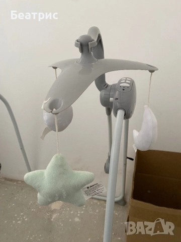 Люлка-шезлонг KikkaBoo, снимка 3 - Детски люлки - 52067368