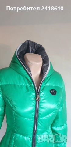 Kjus Pertex Quantum Hoodie 550 Down Women Jacket Size S  ОРИГИНАЛ! Дамско Зимно Яке!, снимка 15 - Якета - 52415094