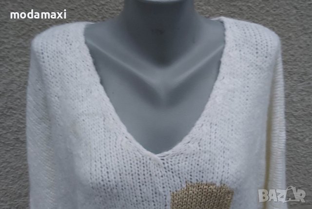 2XL-6XL Нова блуза Carla Giannini , снимка 2 - Блузи с дълъг ръкав и пуловери - 43330544