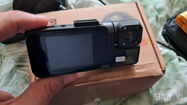 Видеорегистратор за МПС с предна и задна камера, ивключена 32GB Micro SD карта, снимка 2 - Аксесоари и консумативи - 53174298