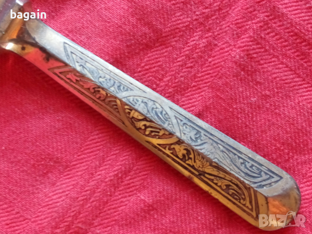 Уникален нож от толедска стомана., снимка 5 - Антикварни и старинни предмети - 44855312