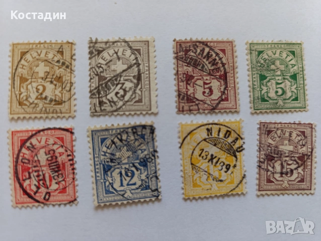 Пощенски марки Швейцария , снимка 2 - Филателия - 53203358
