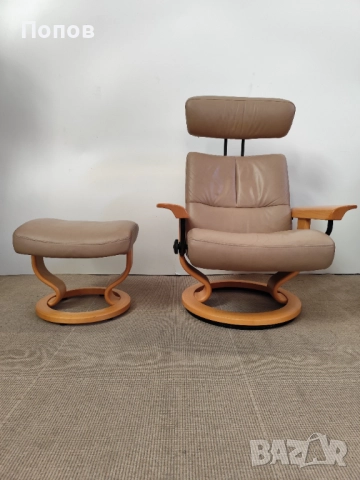 Релакс кресло Ekornes Stressless, снимка 10 - Дивани и мека мебел - 52435023