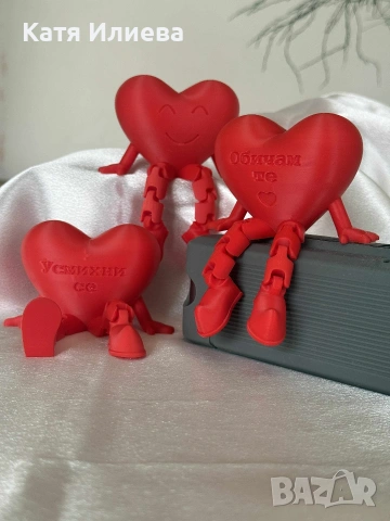 Подвижни сърчица мини 4см/3€, снимка 4 - Декорация за дома - 53286976