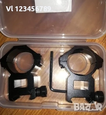 Монтажи рингове за оптика 30мм или на  1" (25.4мм), снимка 2 - Оборудване и аксесоари за оръжия - 52273088