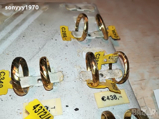 златни пРъстени-халки 39бр-внос германия 1007211949, снимка 11 - Антикварни и старинни предмети - 33482925