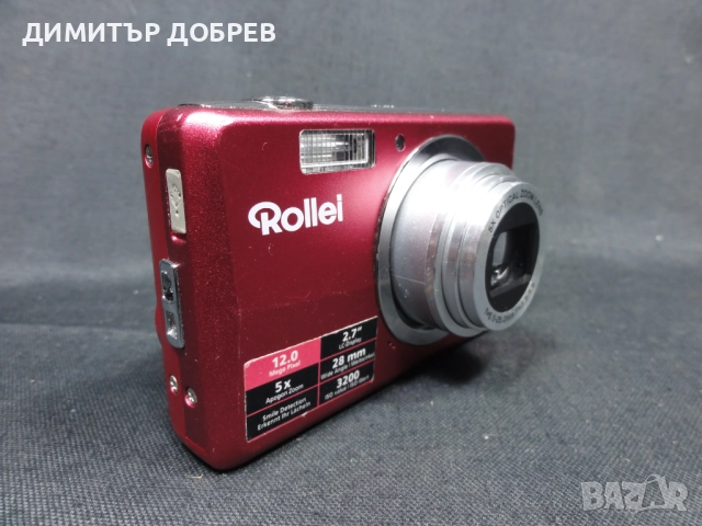 ЦИФРОВ ФОТОАПАРАТ ROLLEI COMPACTLINE 350 12.0 MP DIGITAL CAMERA, снимка 4 - Фотоапарати - 52188076