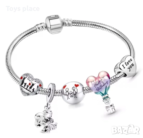 Гривна с талисмани тип Pandora Лило и Стич Lilo and Stitch , снимка 12 - Други - 50664782