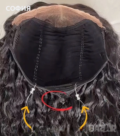 Тупета и Перуки от Естествена коса, снимка 2 - Аксесоари за коса - 39820173