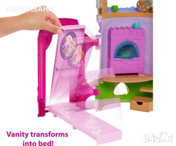 Кукла Disney Princess - Кулата на Рапунцел HLW30, снимка 6 - Кукли - 43312403