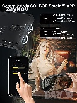 Видео светлина на камерата за DSLR, снимка 4 - Друга електроника - 43644796