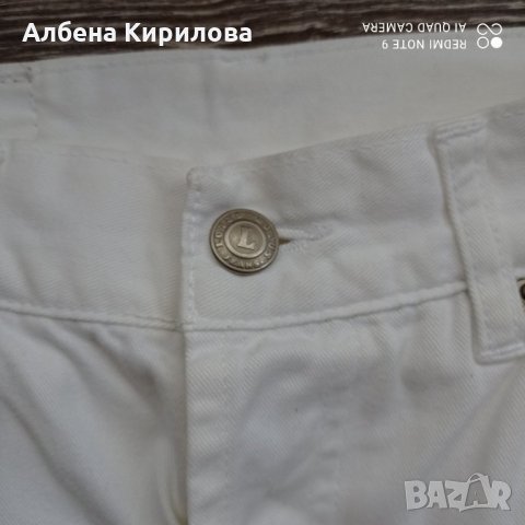 Бели дамски Lotus дънки, 27 р-р, снимка 7 - Дънки - 32547425