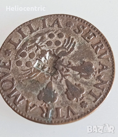 Луи 13 меден жетон 1610-1643