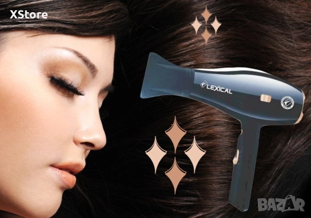 Дамски сешоар Lexical LHD-5063, 1600W, моден дизайн, снимка 5 - Сешоари - 52593077
