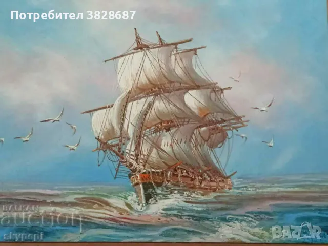 Морски пейзаж, снимка 2 - Картини - 48247691