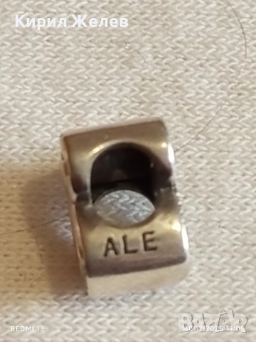 Сребърен талисман на зодия ЛЪВ на ПАНДОРА луксозно бижу 48250, снимка 6 - Колиета, медальони, синджири - 52718929